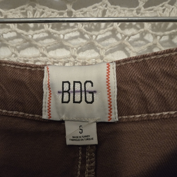 NWT Urban Outfitters BDG Western Brown Denim Maxi Skirt Size S - Picture 9 of 12